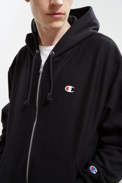 Champion zip store hoodie reverse weave