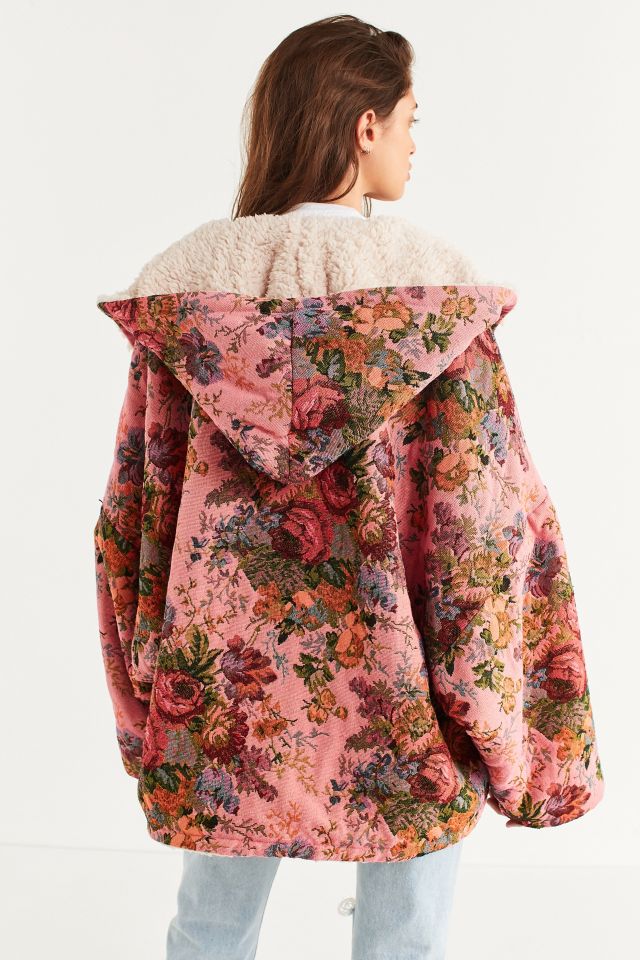 Urban outfitters 2025 cozy reversible coat