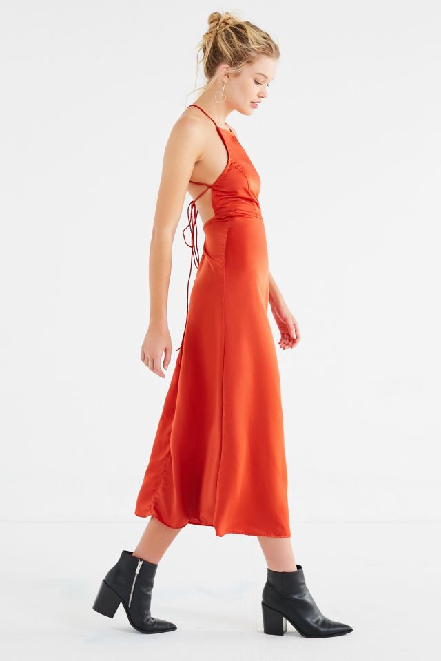 Motel Harper Backless Dress | Urban Outfitters