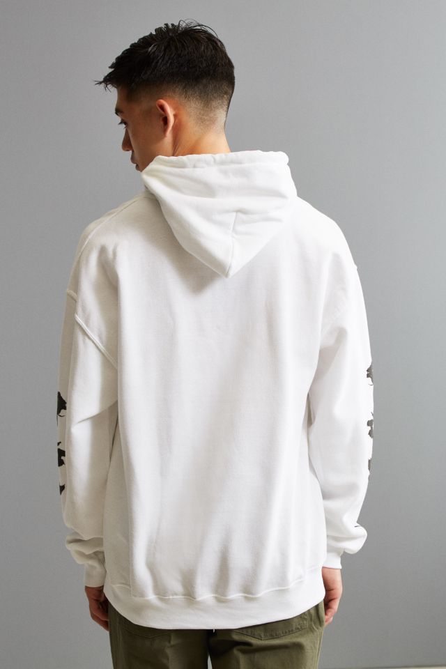 Black Rose Hoodie Sweatshirt | Urban Outfitters