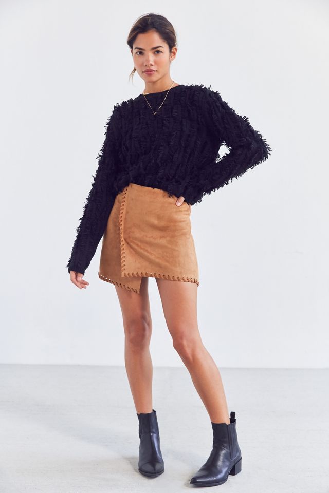 Haute Rogue Allison Whip Stitch Wrap Skirt #2