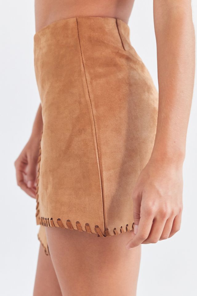 Haute Rogue Allison Whip Stitch Wrap Skirt #3
