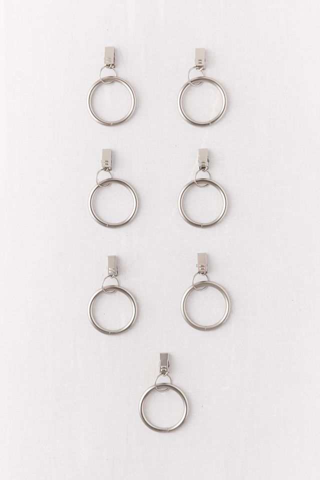 1.75" Curtain Rod Ring Clips Set #1