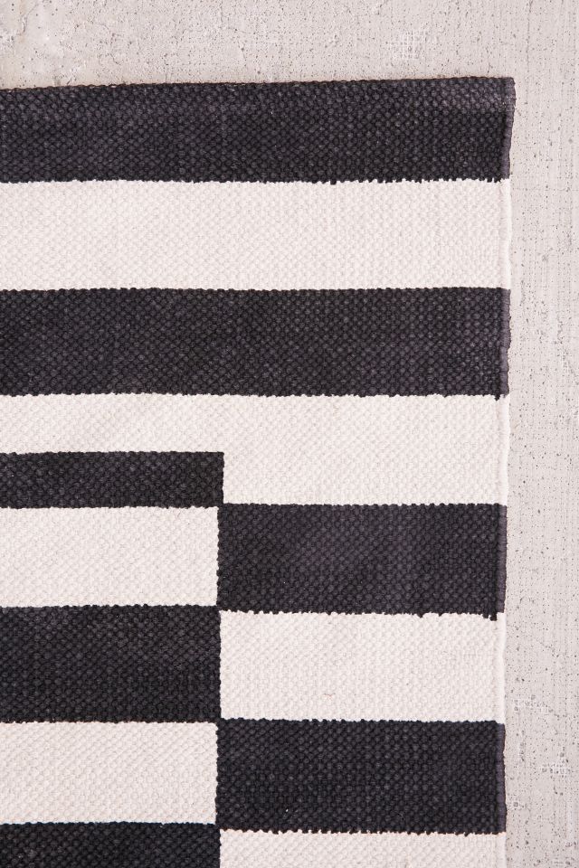 Offset Geo Stripe Rug #2