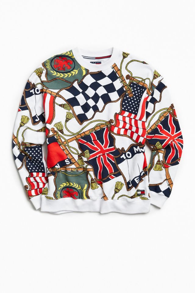 Tommy hilfiger best sale 90s hoodie flag