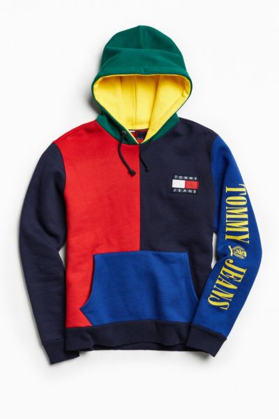 Tommy hilfiger colorful hoodie sale