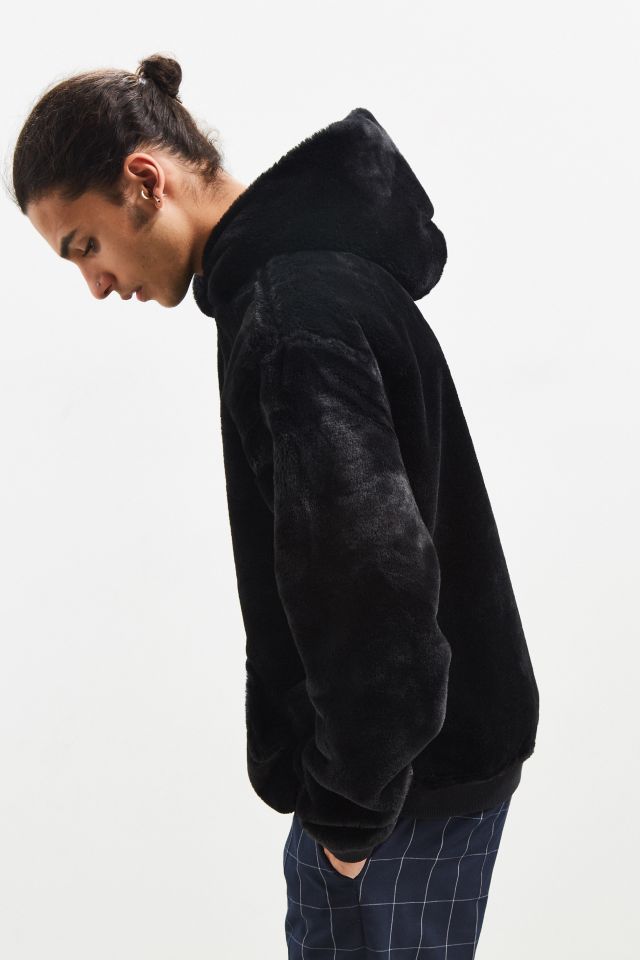 UO Faux Fur Hoodie Sweatshirt