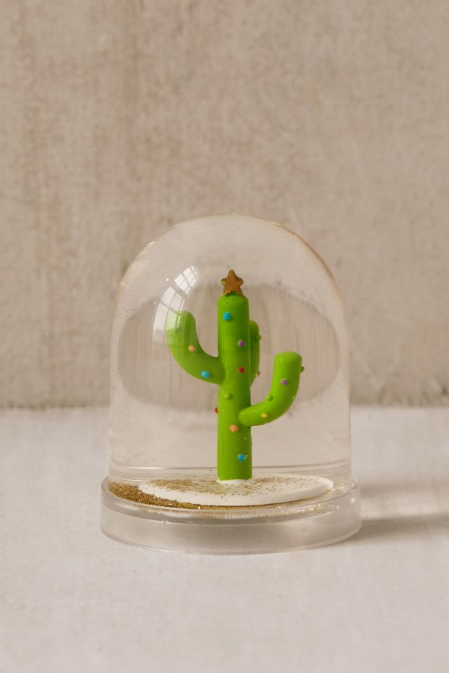 Cactus Christmas Tree Snow Globe #2
