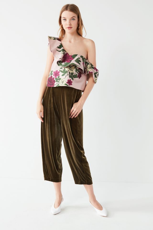 Keepsake Night Lights One-Shoulder Ruffle Top #3