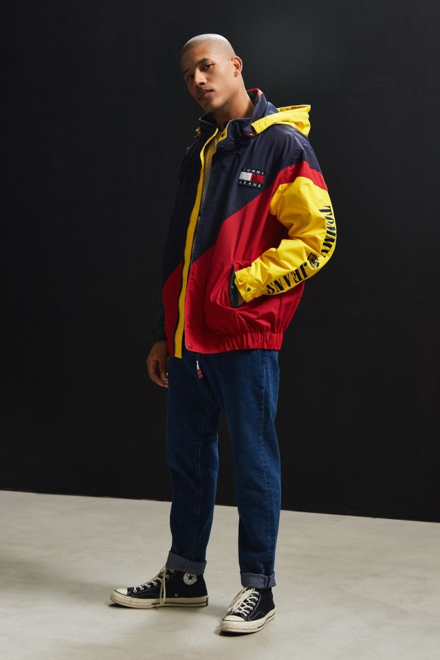 Tommy jeans 90s colour block sailing shop jacket