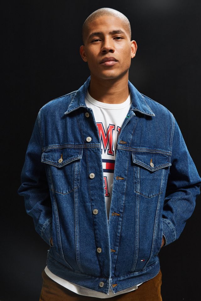 Tommy Jeans Embroidered Denim Trucker Jacket #2