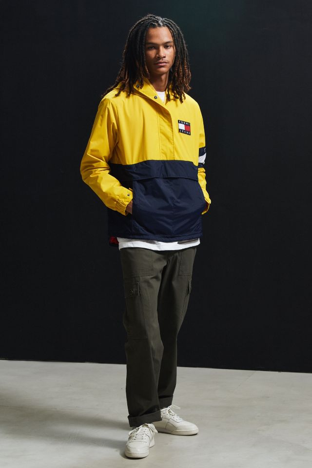 Tommy hilfiger pullover jacket 2024 yellow