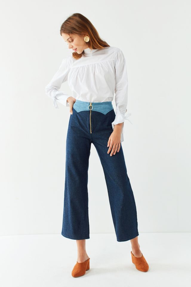 Haute Rogue Turtleneck Tie-Cuff Top #1