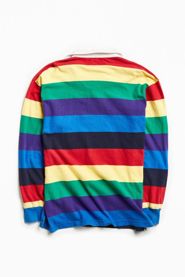 ウェア Boys in Toyland BORDER RUGBY SHIRT Boy Enchanted Forest Stripe Striped Rugby Shirt by Janie and