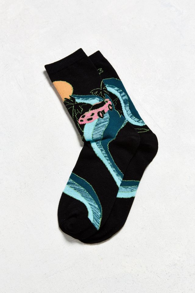 Chaussettes mi-mollet coucher de soleil de Los Angeles #2