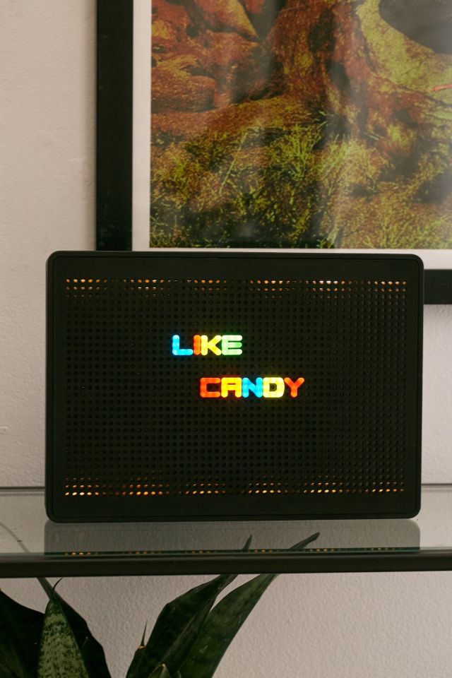 LED Peg Message Board Rainbow Letter Expansion Pack #1