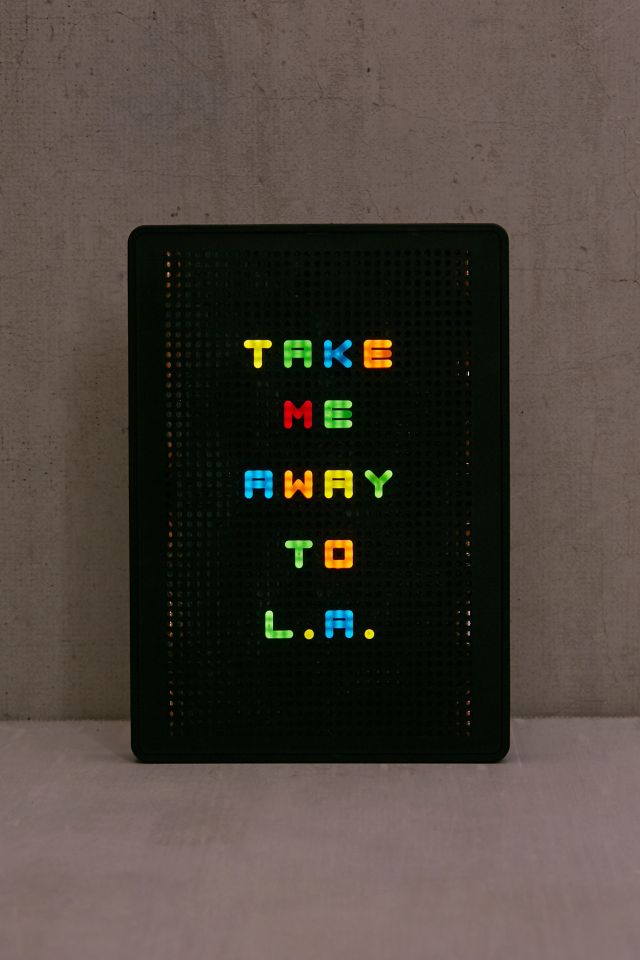 LED Peg Message Board Rainbow Letter Expansion Pack #3