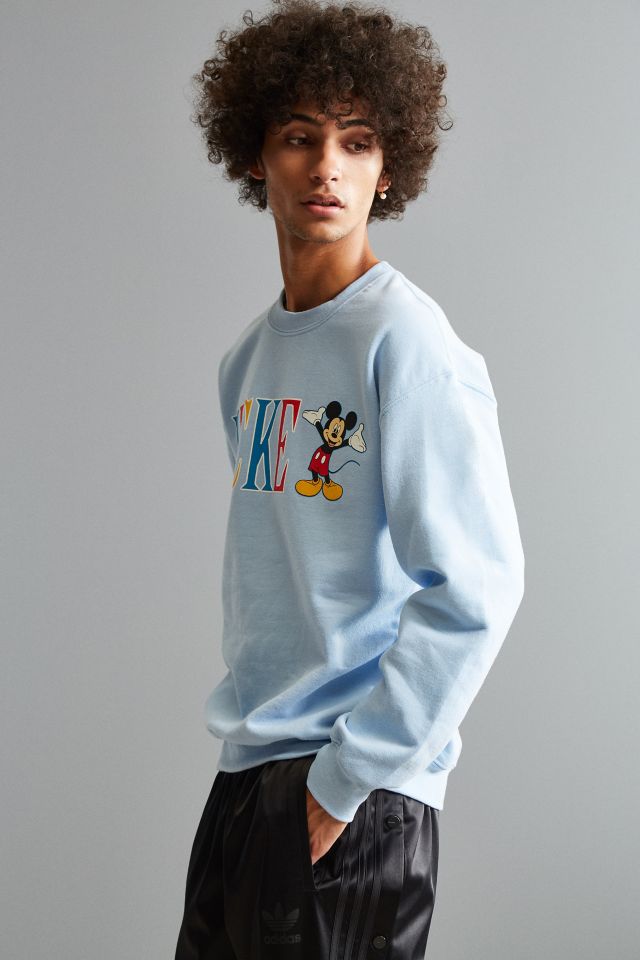 Mickey Mouse Hold On Crew Neck Sweatshirt #3