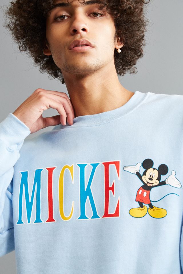 Mickey Mouse Hold On Crew Neck Sweatshirt #4