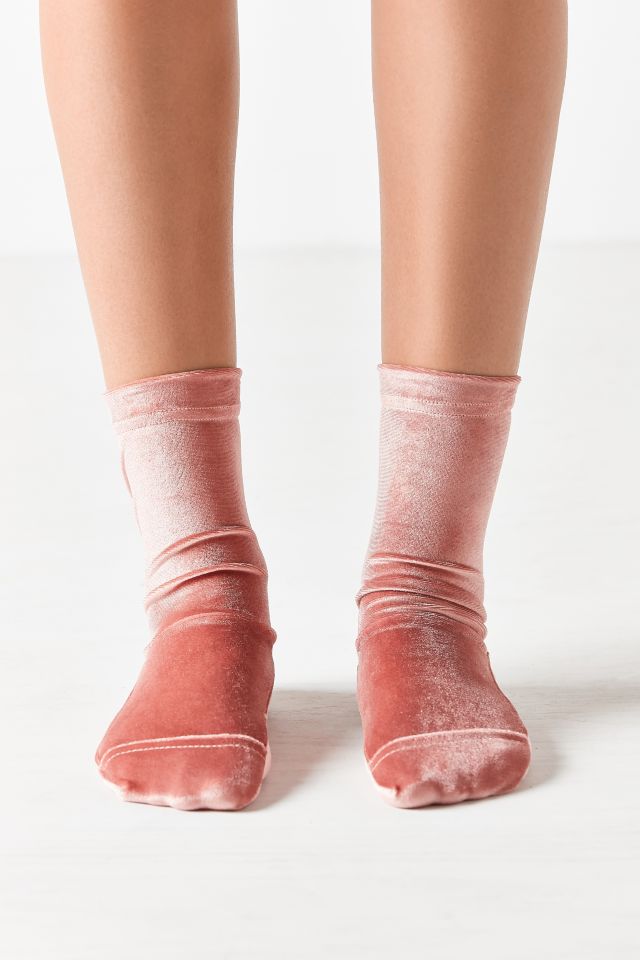 Out From Under Velvet Ankle Sock #3
