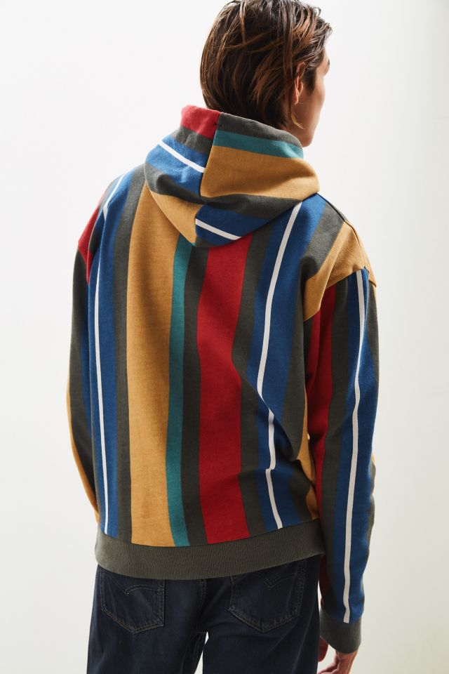 Urban outfitters striped hoodie sale