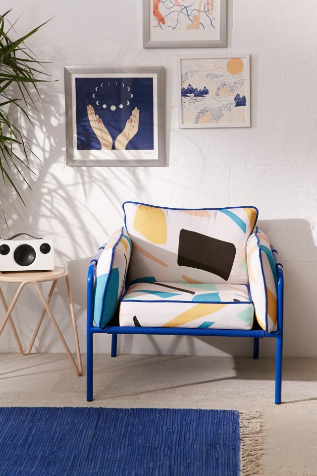 Howell Modern Print Arm Chair #1