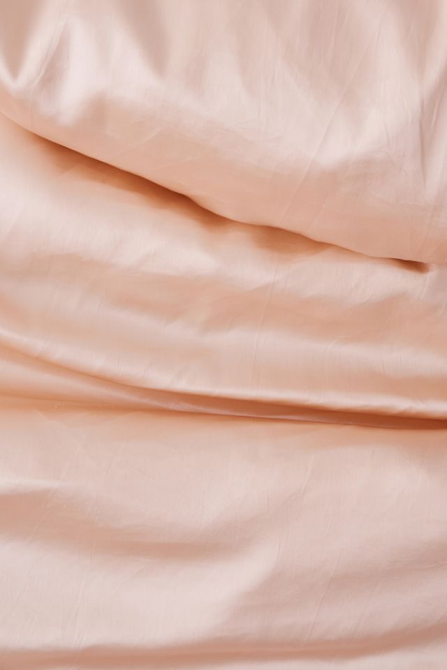 Modern Ruched Satin Duvet Cover #4