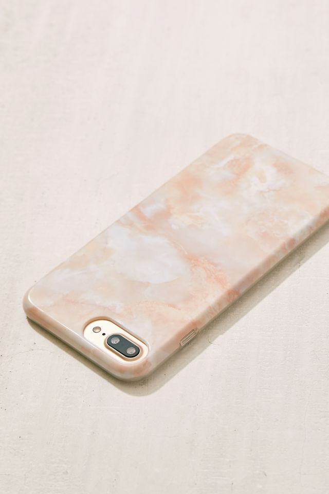 Étui rose marbré pour iPhone 8/7/6/6s Plus #1