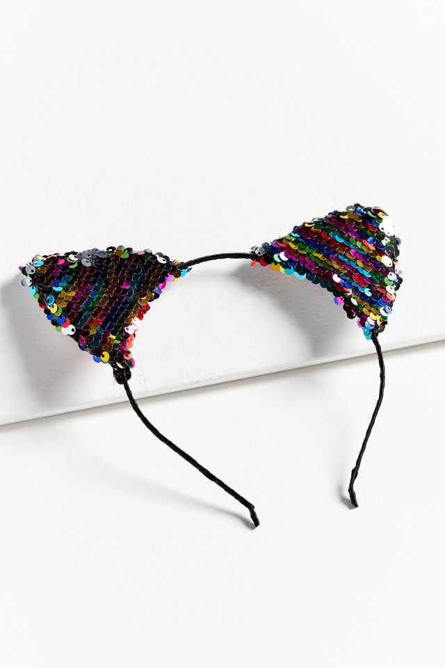 Sequin Cat Ear Headband #1