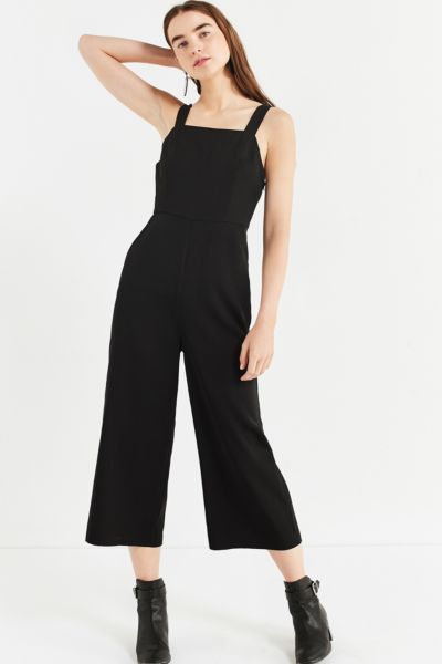 UO Square-Neck Structured Jumpsuit | Urban Outfitters
