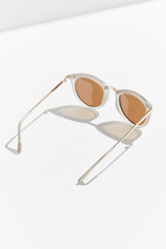 Urban Outfitters x Le Specs Hard Knock Sunglasses Le Specs Love Train Slim Sunglasses | Urban Outfitters main image 3