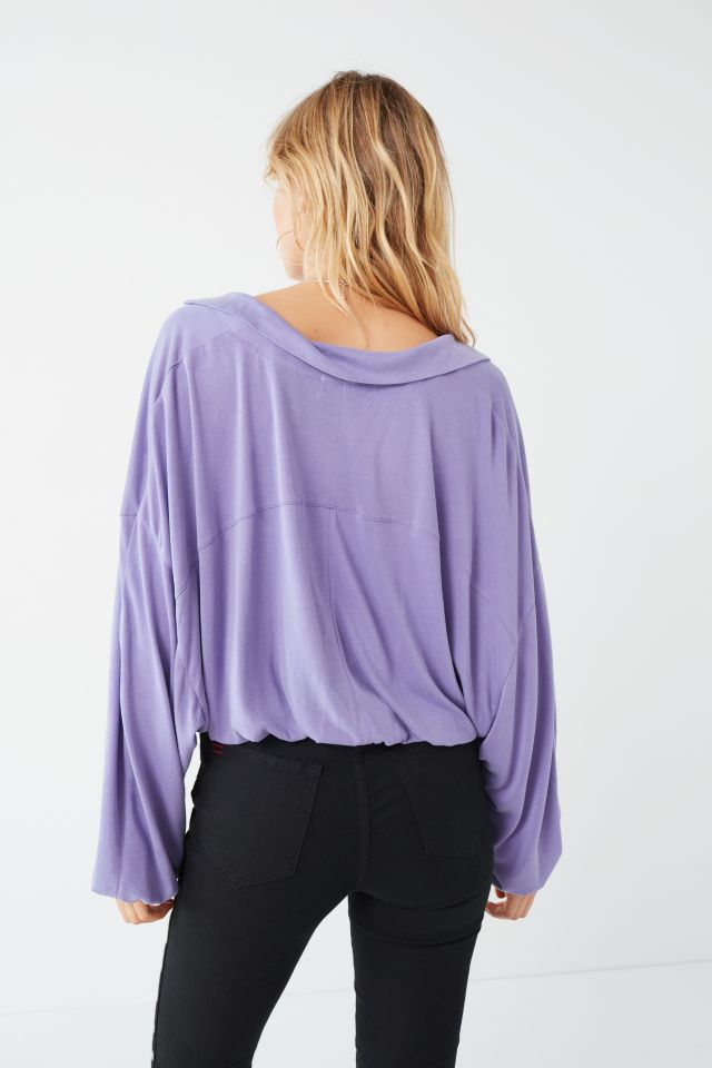 UO Dig It Surplice Cropped Top #1
