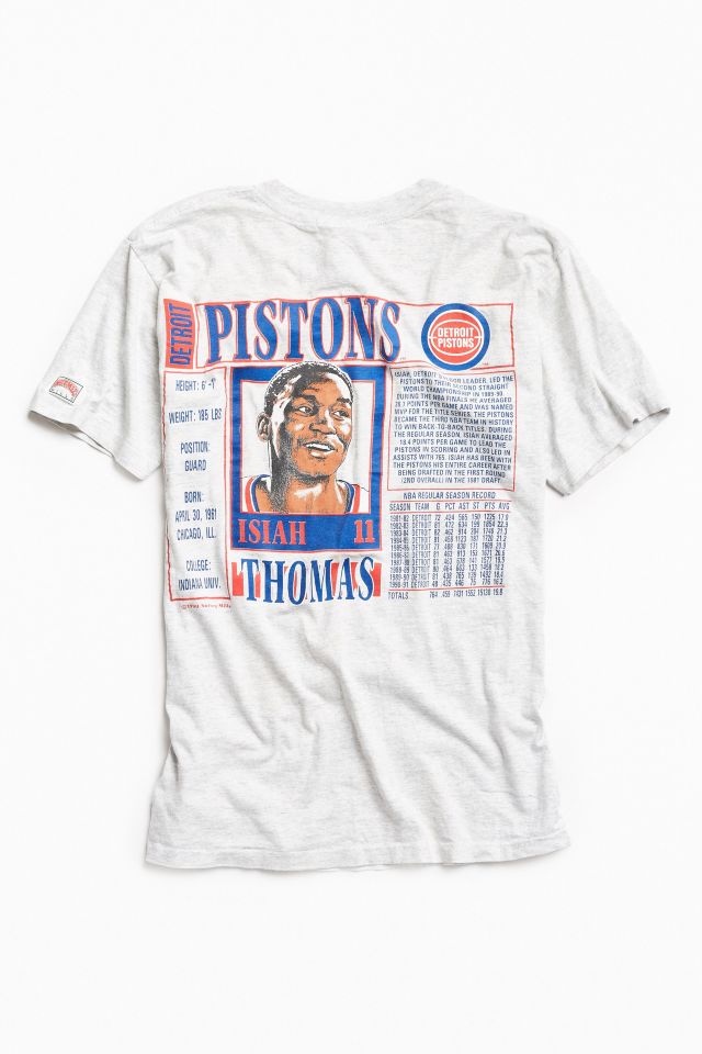 Shop Mitchell & Ness Detroit Pistons Isiah Thomas 1988-1989 Swingman Jersey  SMJYGS18163-DPIROYA88ITH blue