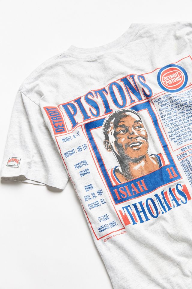 Isaiah Thomas Detroit Pistons NBA Slam Cover Tee Shirt - Limotees