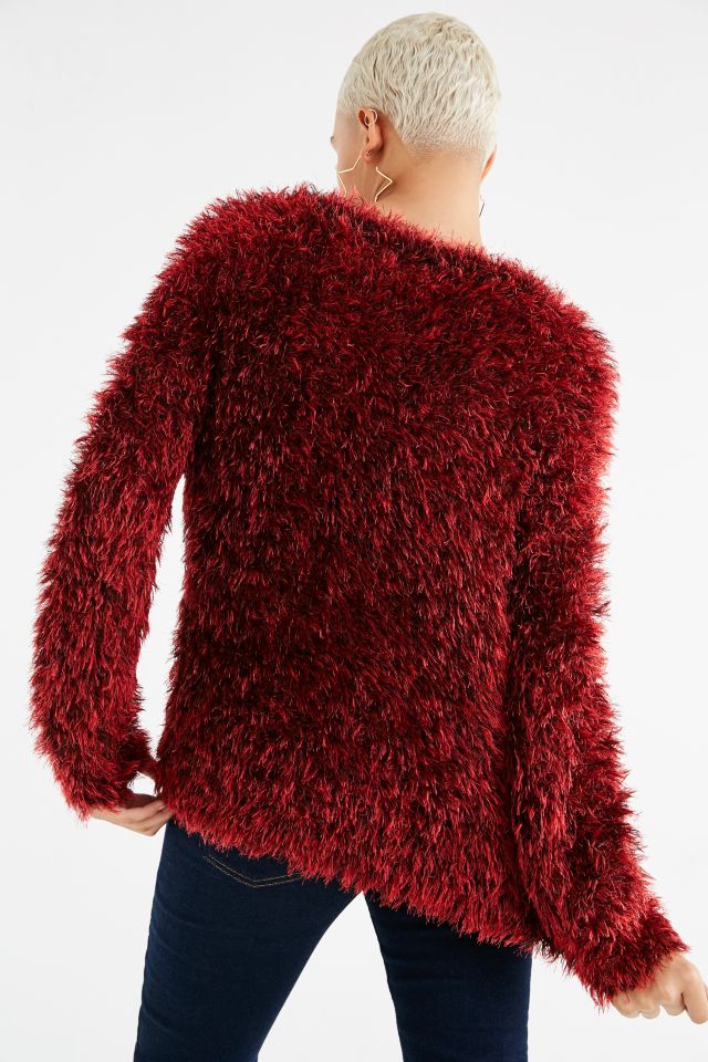 UO Tara Fuzzy Pullover Sweater #1