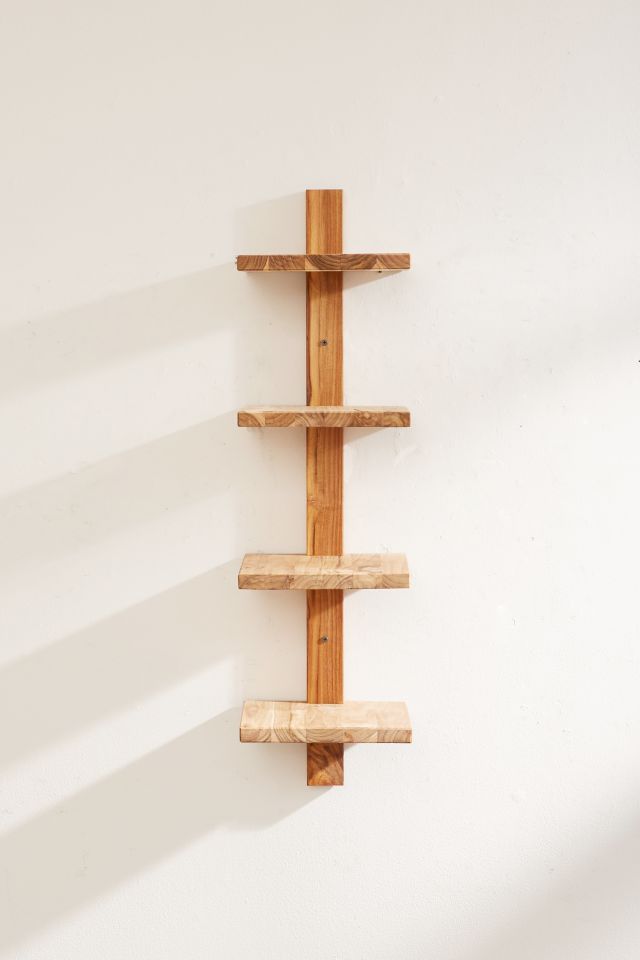 Takara Column Wood Wall Shelf #1