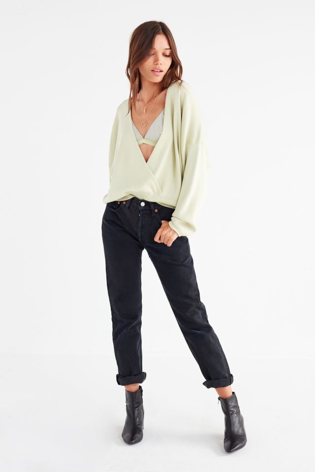 UO Erin Surplice Sweater #1