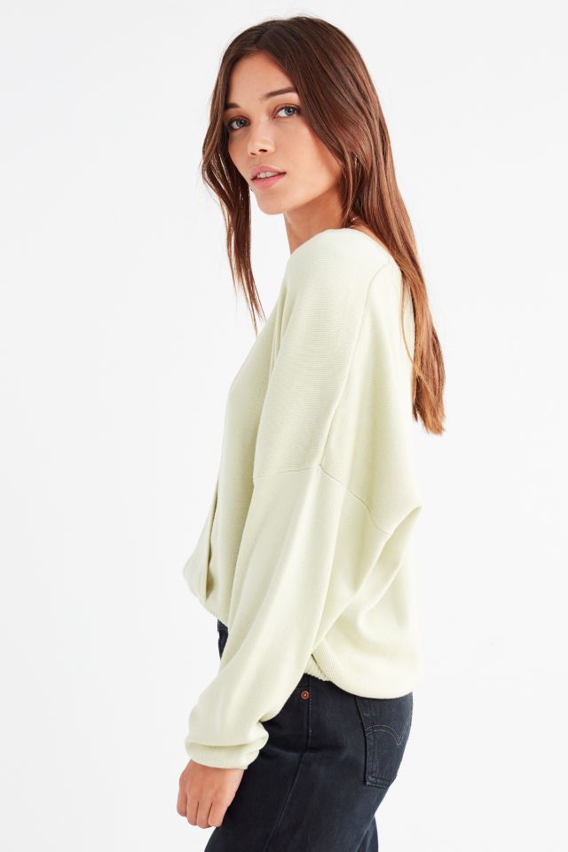 UO Erin Surplice Sweater #3