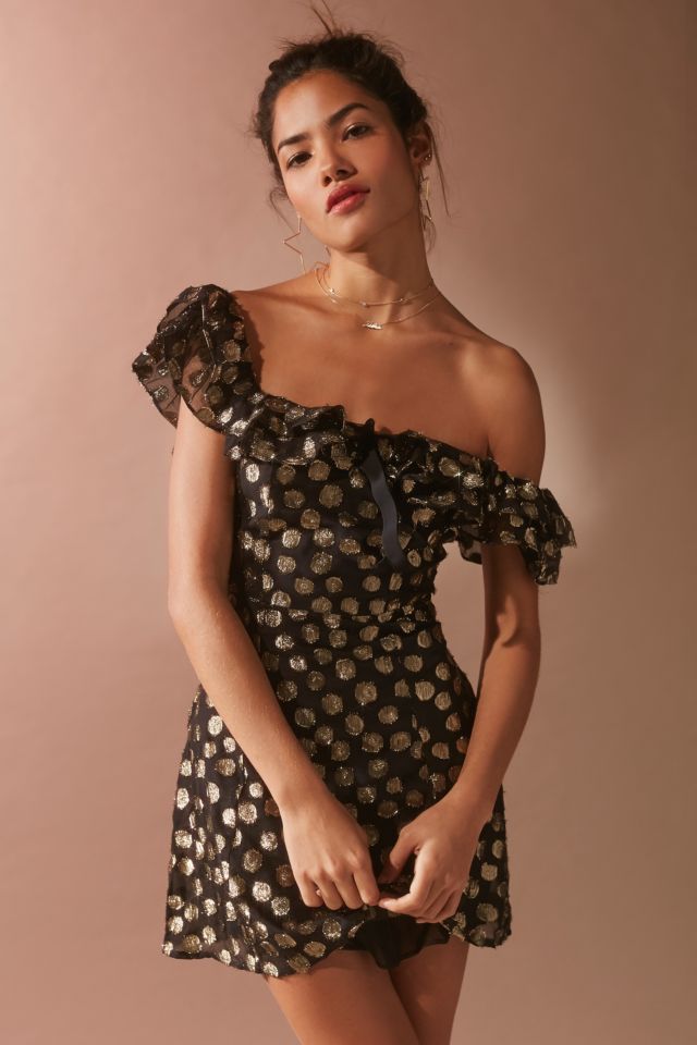 Minirobe à volant Lottie For Love & Lemons #5