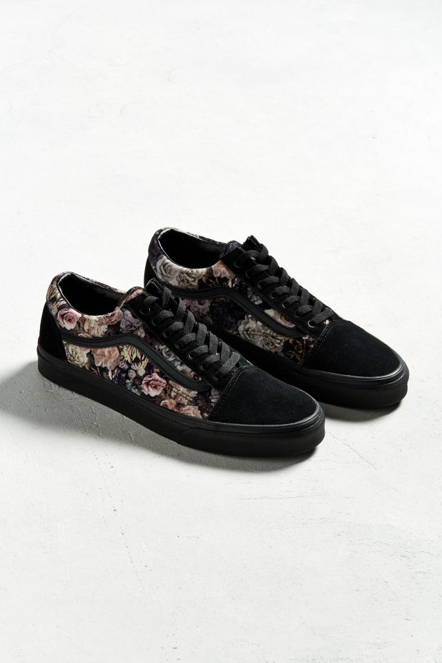 Vans Old Skool Floral Velvet Sneaker #1