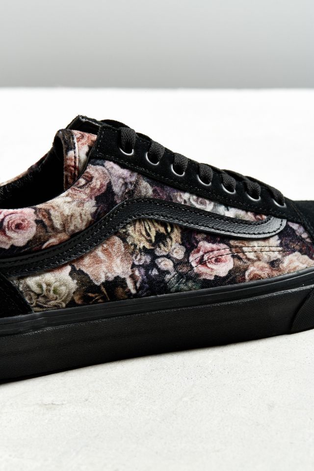 Vans Old Skool Floral Velvet Sneaker Urban Outfitters