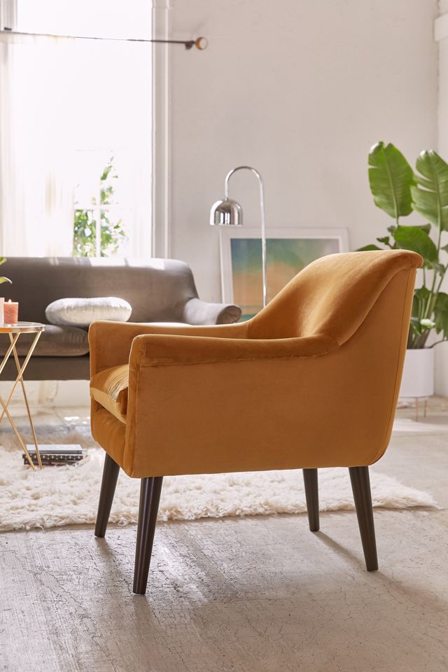 Eleanor Velvet Arm Chair #1
