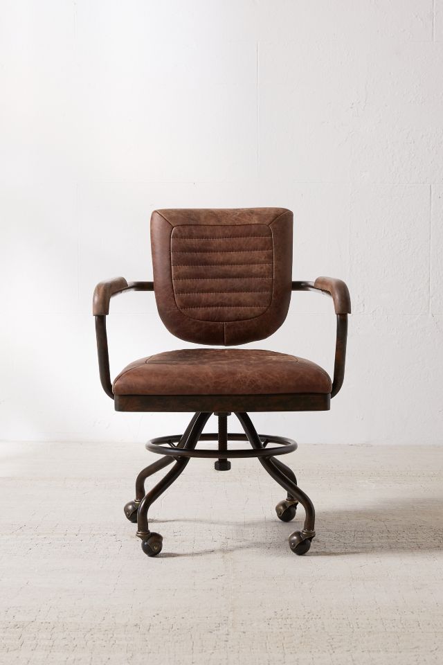 Foster Leather Desk Chair #1