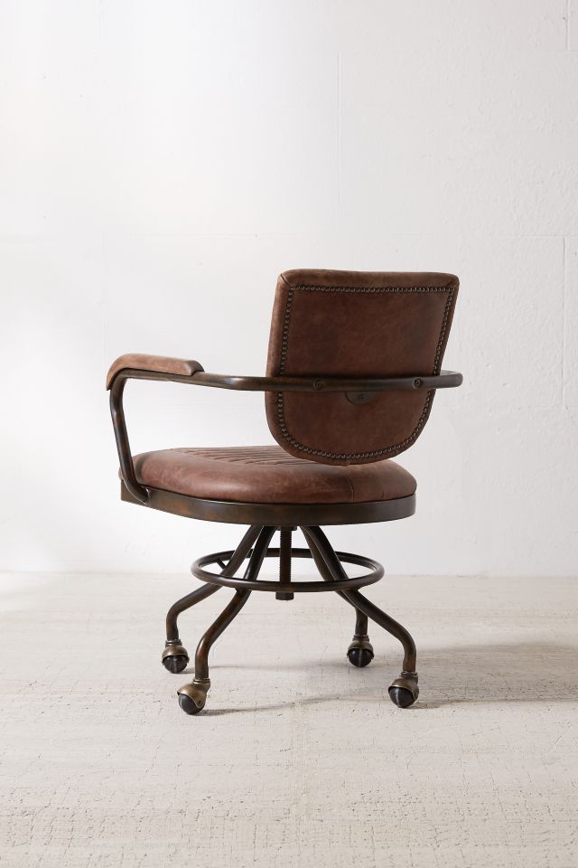 Foster Leather Desk Chair #3