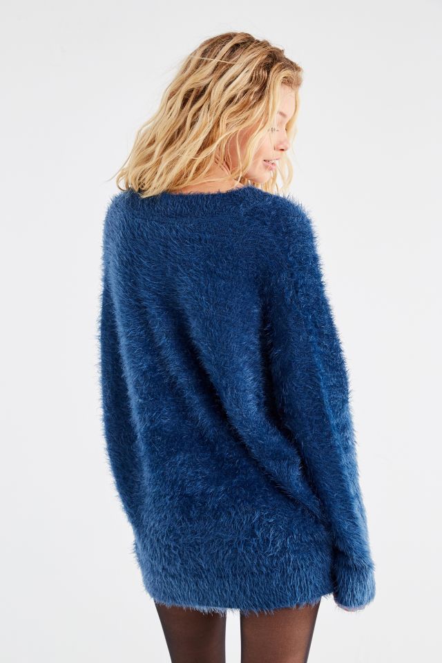 UO Oversized Fuzzy Sweater #3