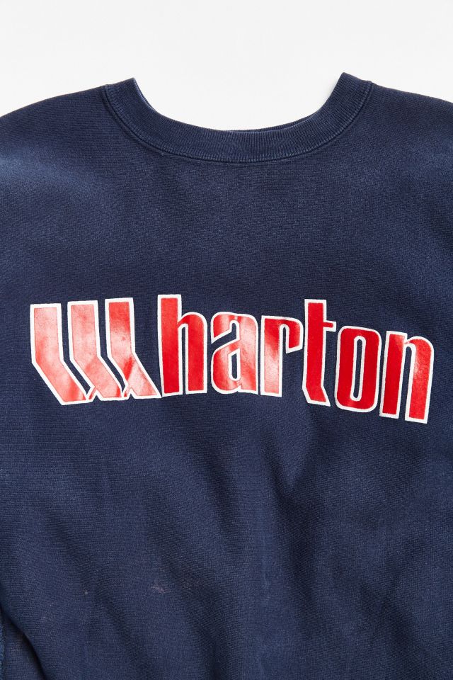 Vintage Wharton Crew Neck Sweatshirt #1