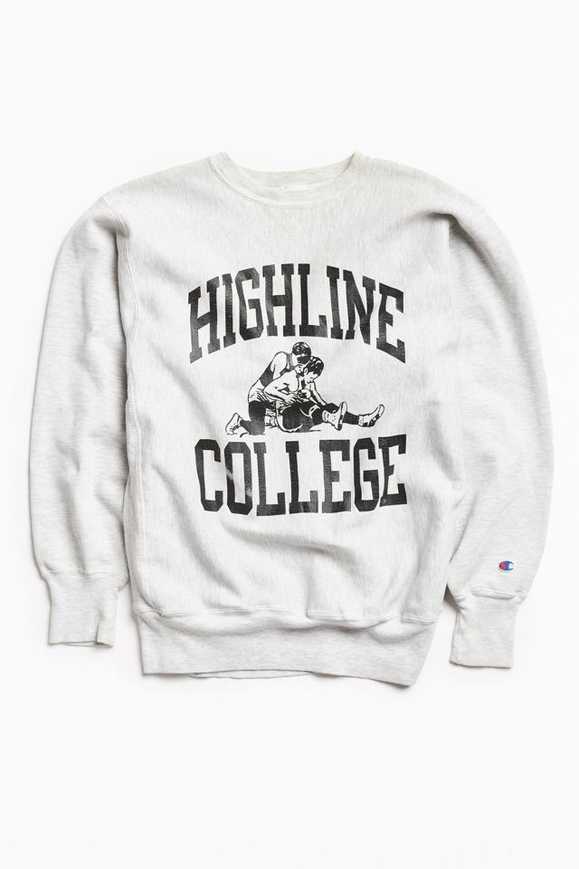 Vintage Highline College Wrestling Crew Neck Sweatshirt | Urban Outfitters