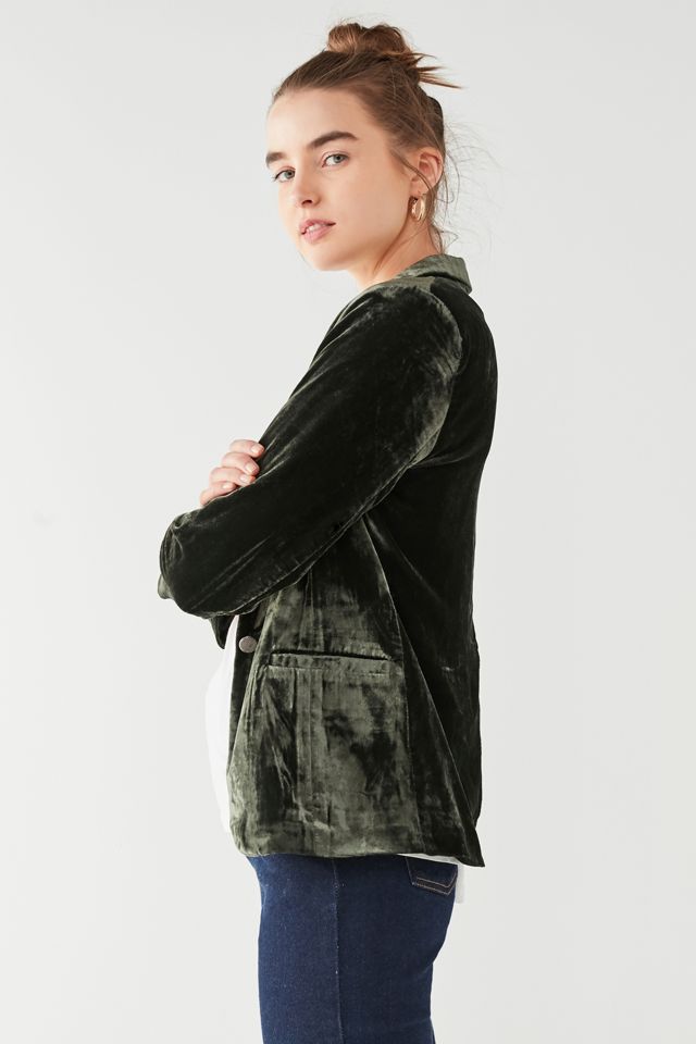 UO Morris Velvet Blazer  #3
