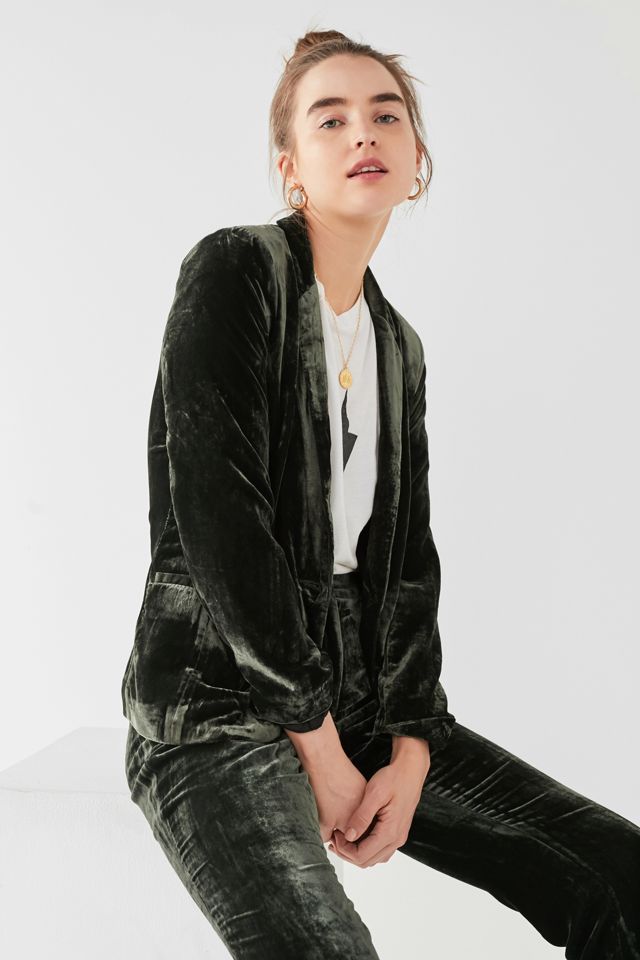 UO Morris Velvet Blazer  #5