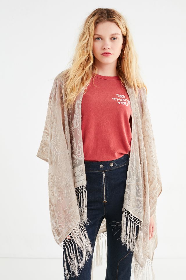Echo Velvet Burnout Kimono